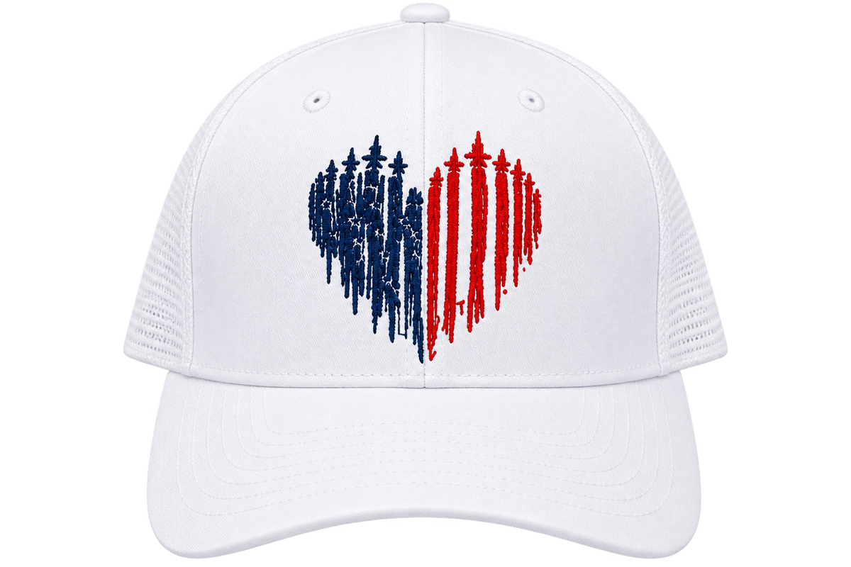 Patriotic Heart Cap