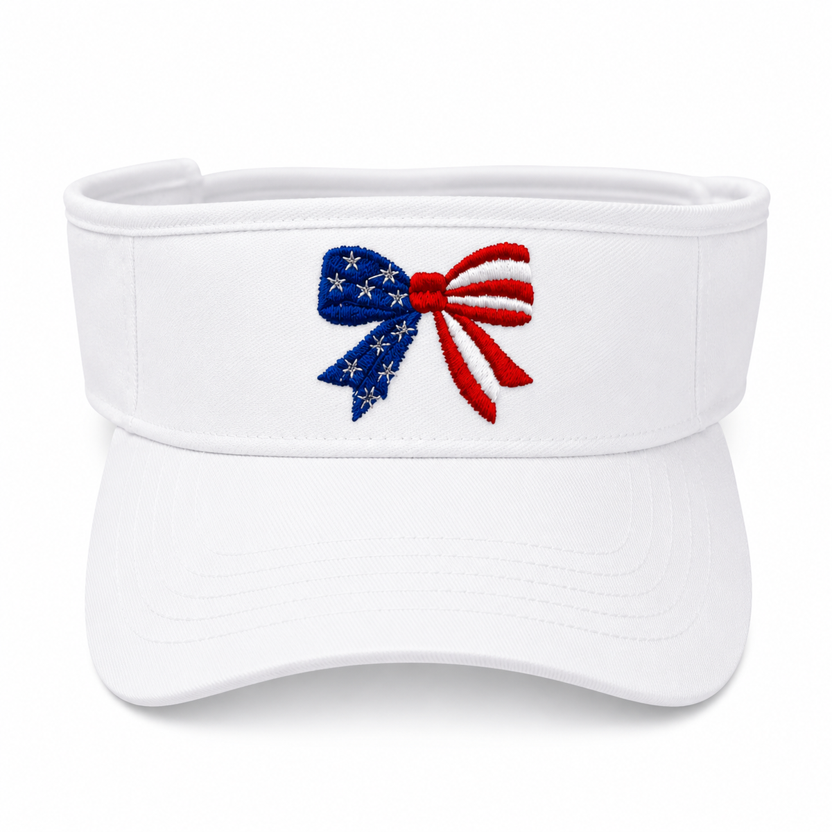 Patriotic Bow Visor